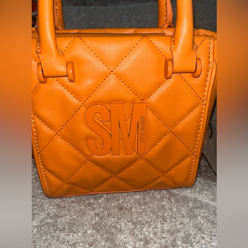 New Orange Steve Madden Handbag/ Crossbody bag - Picture 2 of 7